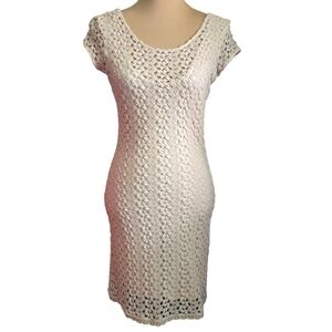 NEW NWT Free People Elegant Cream Crochet Dress - Small